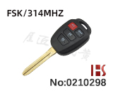 아메리카 버전 토요타 캠리,COROLLA등용 4버튼 리모컨 키